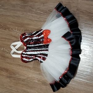 (S) Weissman Toddler Girl's Fit & Flare Sequined Bodice Dance Dress One Piece